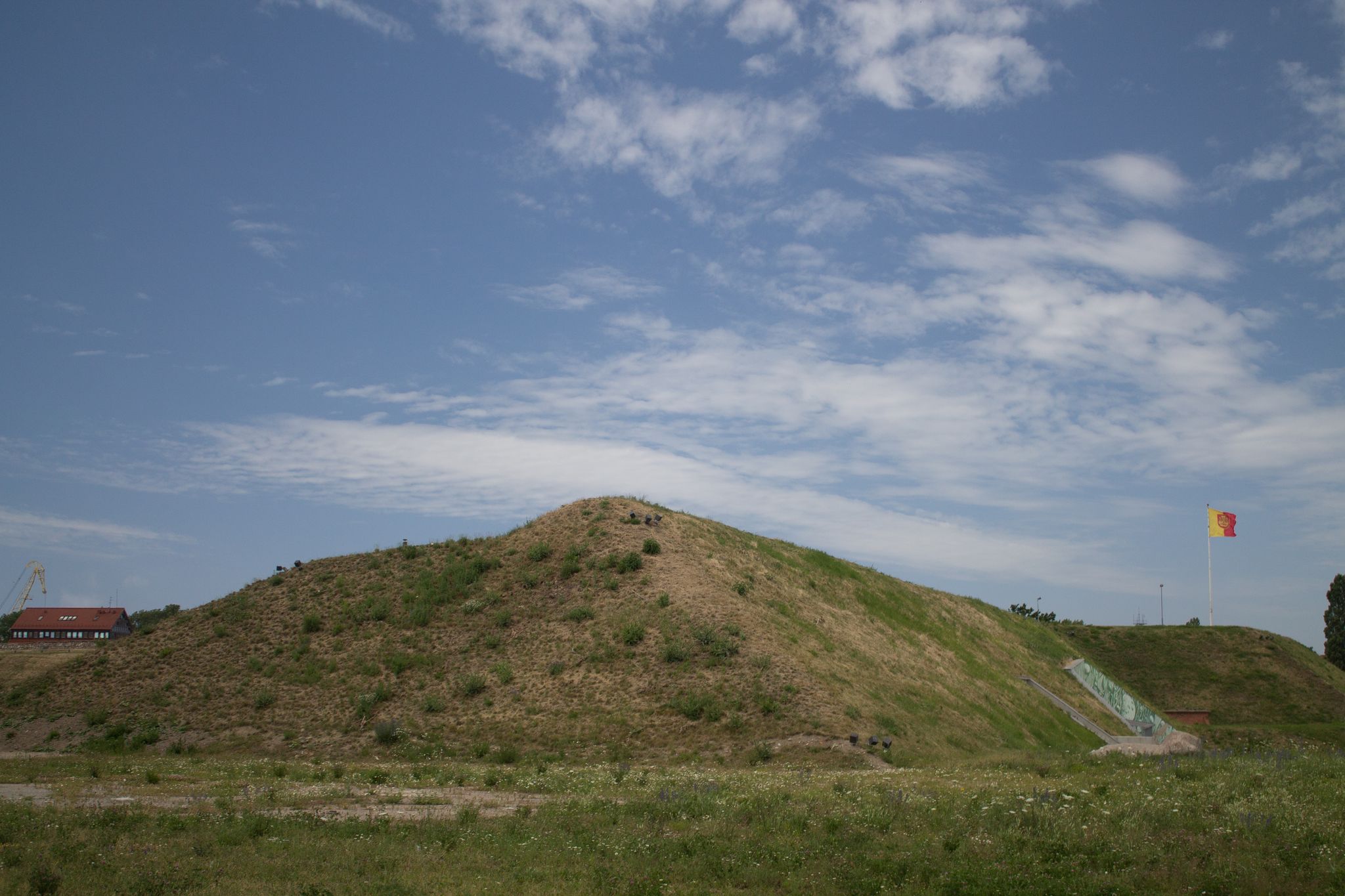 Klaipėda Castle and Bastion Complex. astle Palace ruins is On the left bank of the Dane river estuary. The remains of Prince Karl and Friedrich Potern and their bastions. The remains are preserved.