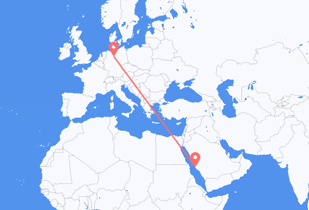 Jeddah to Hanover