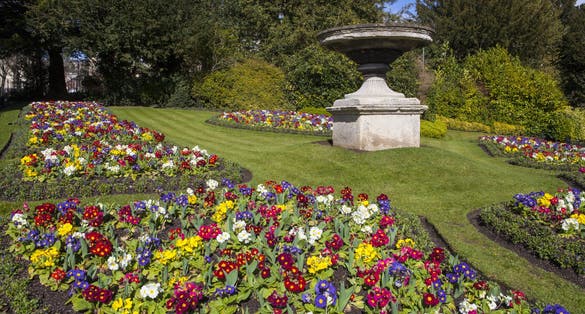 Photo of the beautiful Royal Victoria Park in Bath, UK.