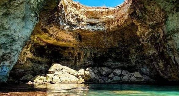 Grotta Sfondata,Italy.