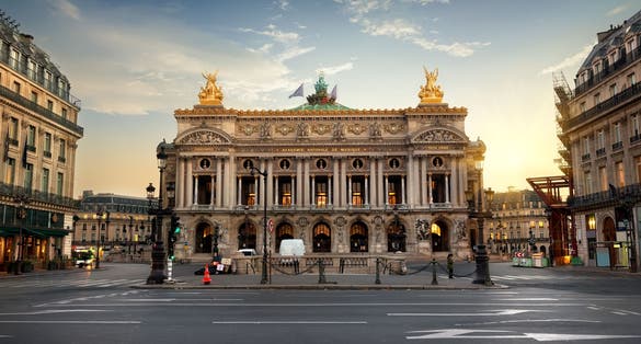 Photo of Palais or Opera Garnier & The National Academy of Music in Paris, France.