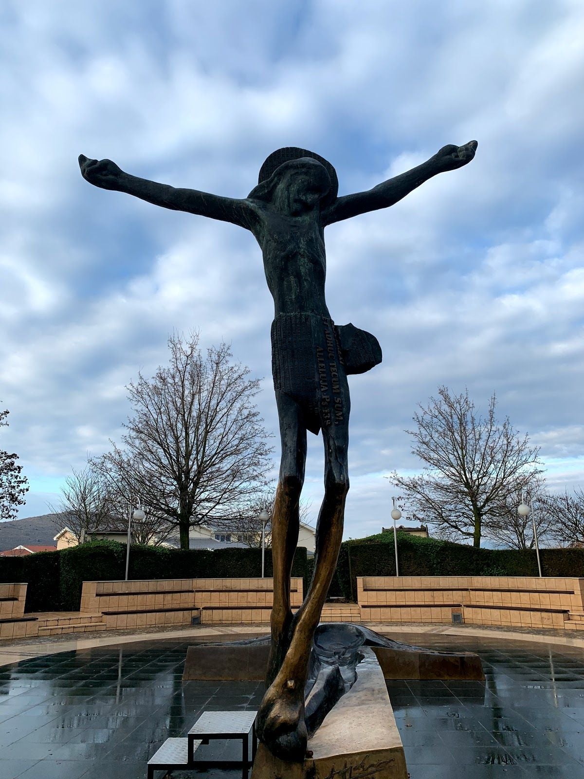 Međugorje's Risen Christ Statue, Međugorje Village, Čitluk municipality, Herzegovina-Neretva Canton, Federation of Bosnia and Herzegovina, Bosnia and Herzegovina