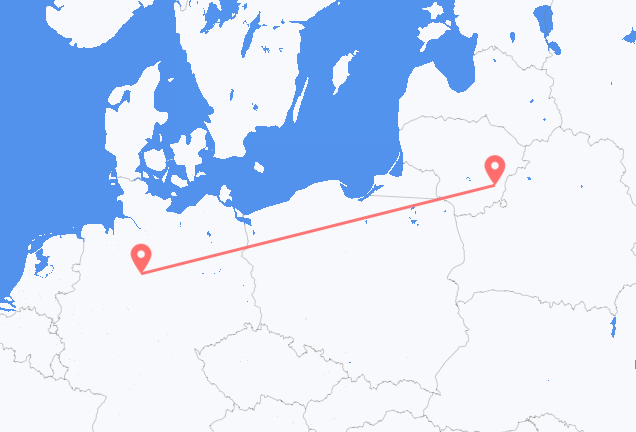 Hanover to Vilnius