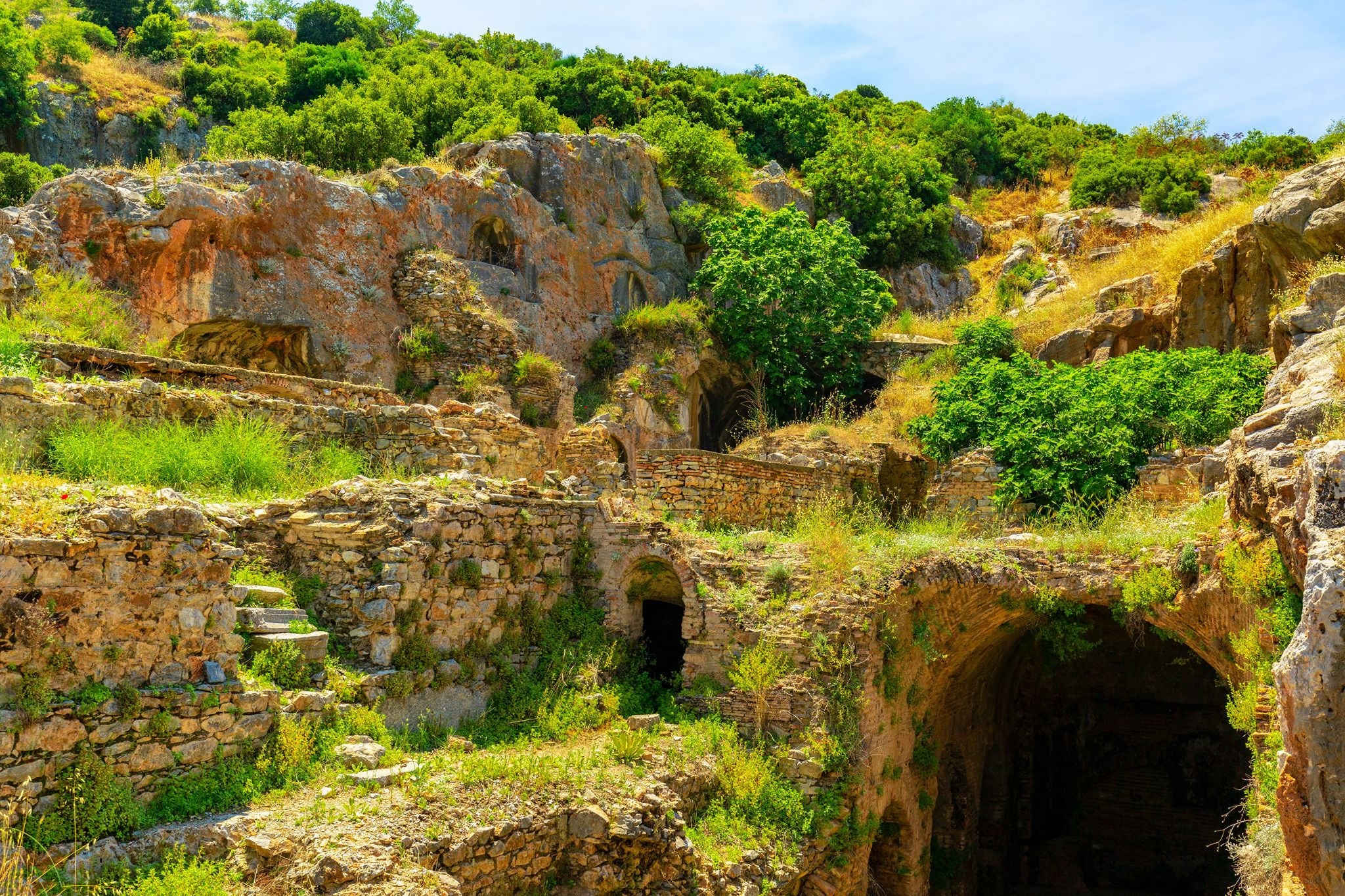 Photo of Izmir-Selcuk-Turkey: Cave of the Seven Sleepers. This cave tomb is where seven legendary Christians, persecuted by Emperor Decius in AD 200, are buried.