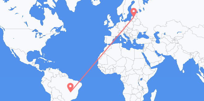 ブラジル ラトビアへ