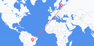 ブラジル ラトビアへ