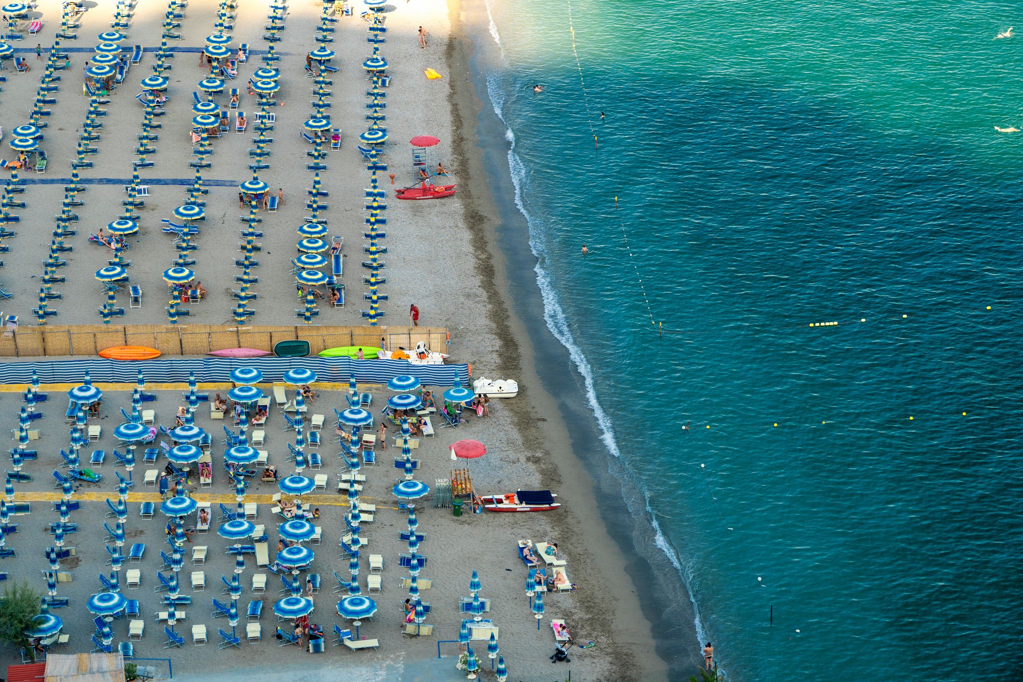 photo of beautiful view of Vietri sul Mare, the first town on the Amalfi Coast, with the Gulf of Salerno, province of Salerno, Campania, southern Italy.