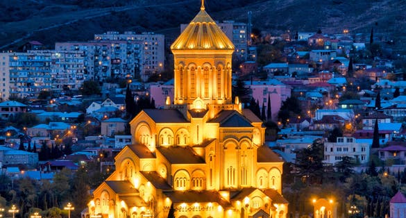 Holy Trinity Cathedral of Tbilisi (also called Sameba), Tbilisi, Georgia