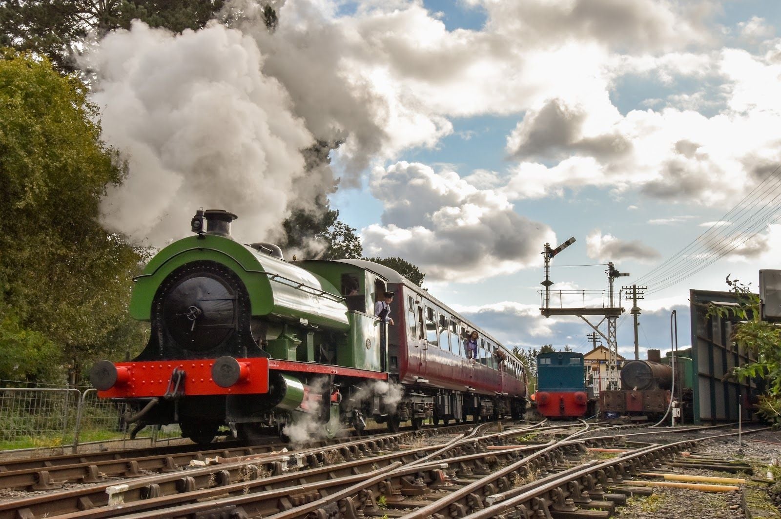 Northampton & Lamport Railway, Pitsford, West Northamptonshire, East Midlands, England, United Kingdom