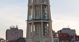 photo of view of Water tower of Siófok, Siófok, Hungary.