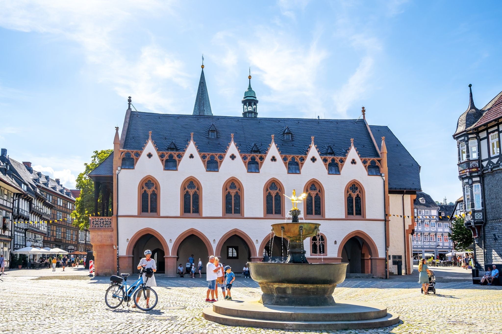 Photo of old city of Goslar, Germany.