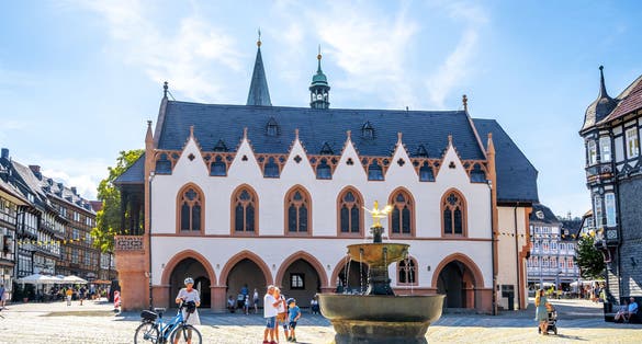 Photo of old city of Goslar, Germany.
