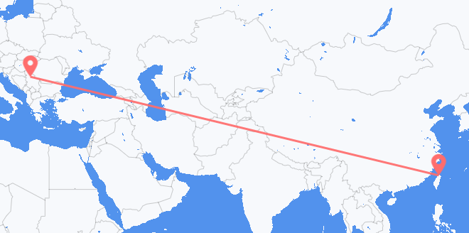 台湾 目的地 塞尔维亚