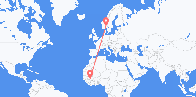 le Mali pour la Norvège