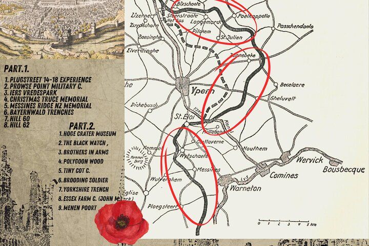 Frome Ieper/ypres 8H. WW1 Grand private Tour