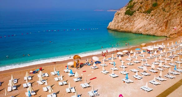 Kaputas Beach, Kas, Antalya, Turkey.