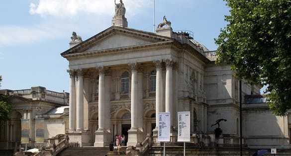 Photo of Original Tate Gallery, now renamed as Tate Britain (from 1897 - National Gallery of British Art). It is part of Tate network of galleries in London, England.