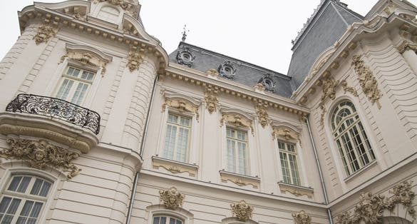 Photo of The Art Museum of Craiova is in the luxurious palace of the former merchant Jean Mihail, inaugurated in the summer of 1954 on March 17, 2017 Romania .