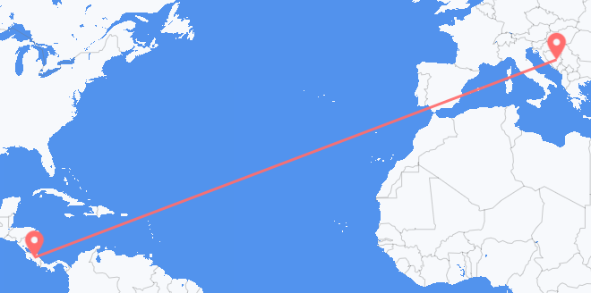 Costa Rica a Bosnia y Herzegovina