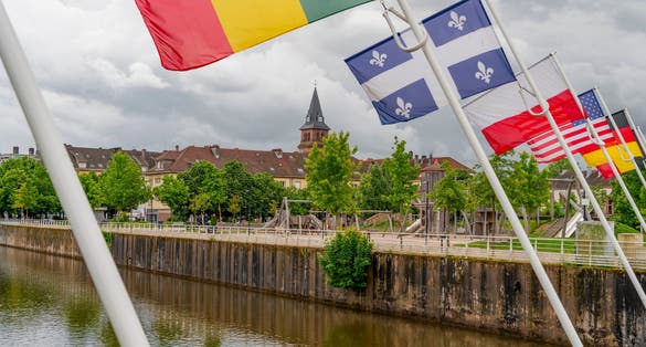 photo of view of Impression of Saint-Die-des-Vosges, a commune in the Vosges department, Grand Est, Saint Die Des Vosges, France.