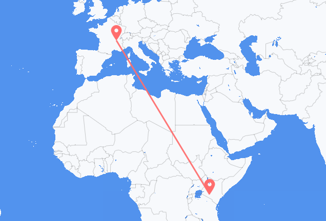 Nairobi to Lyon