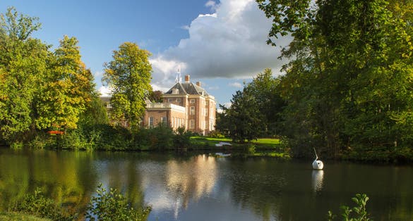 photo of beautiful sunny view of Slot Zeist in Zeist, the Netherlands.