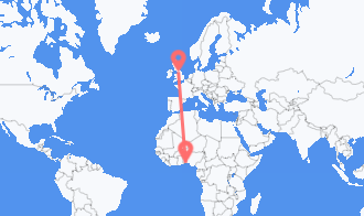 le Bénin vers l’Angleterre
