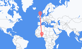 le Bénin vers l’Angleterre
