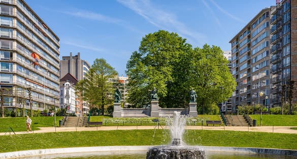 photo of view of Square Ambiorix - Ambiorixsquare, Brussels, Belgium.