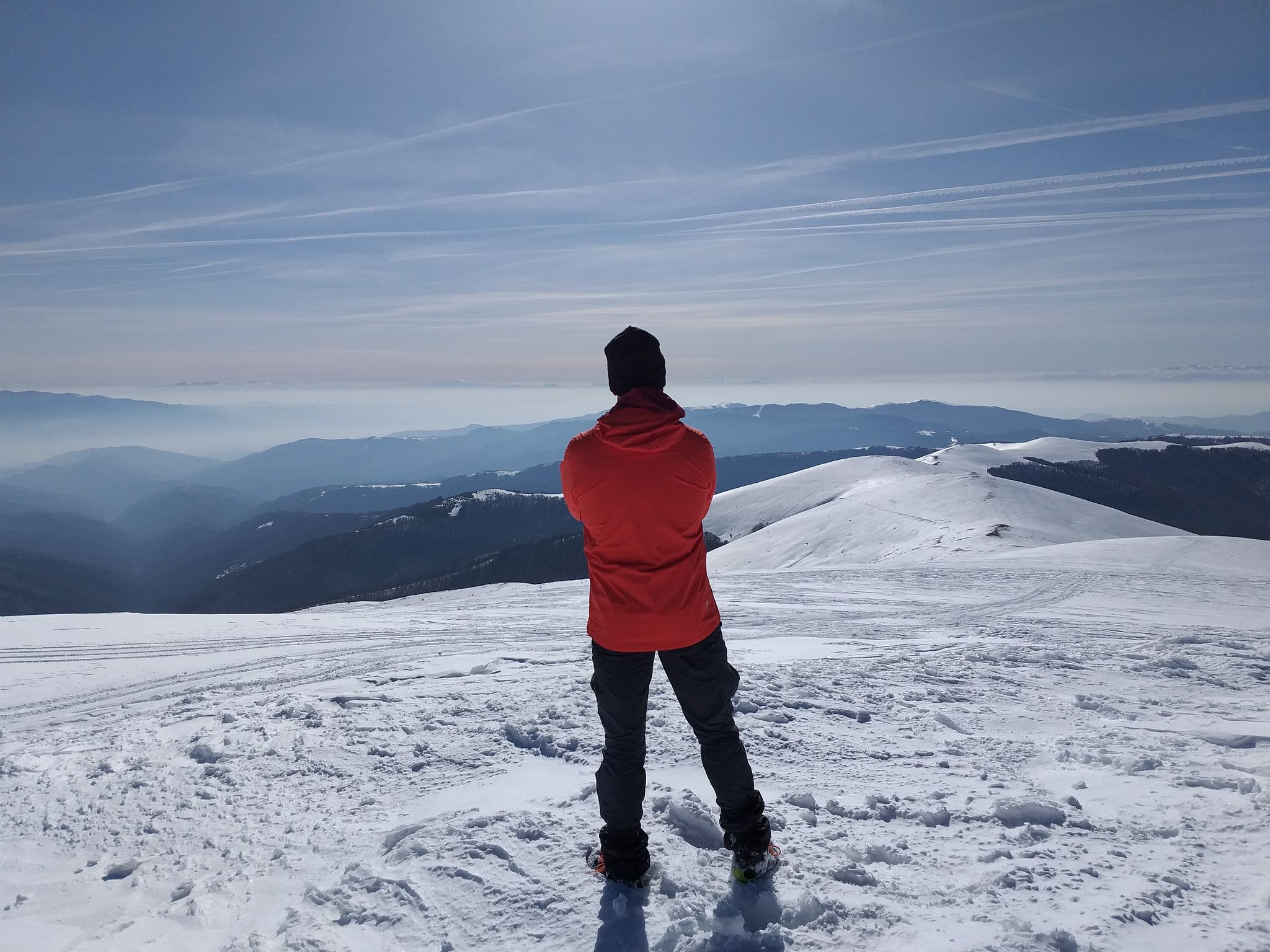 views of a mountaineer.