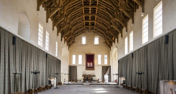 interior of Stirling Castle, Scotland.