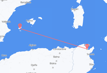 튀니스 이비사행