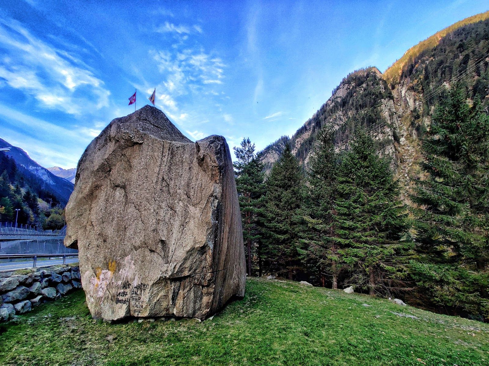Teufelsstein, Göschenen, Uri, Switzerland