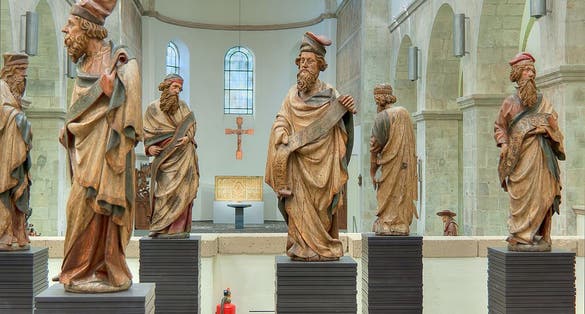 photo of view of Sculptures in the museum, Cologne, Germany