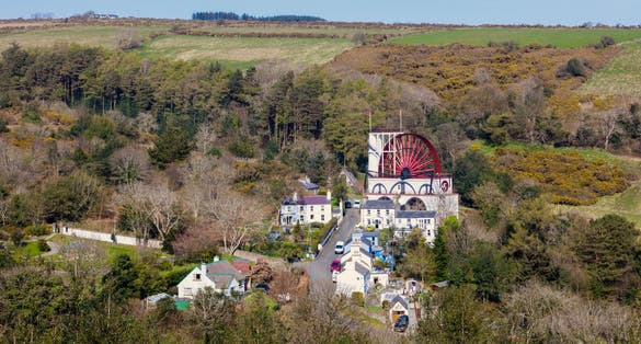 The Great Laxey Wheel. Laxey, Isle of Man.