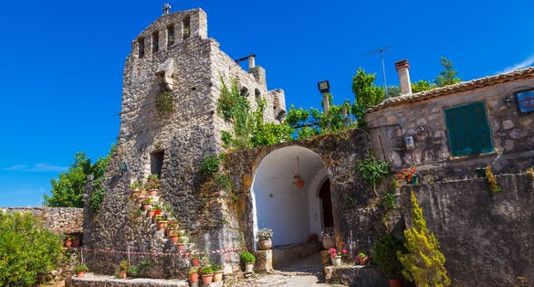 photo of view The Monastery Anafonitria. Zante. Greece.
