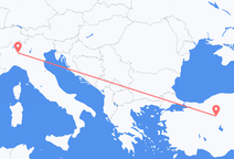 Milan to Ankara