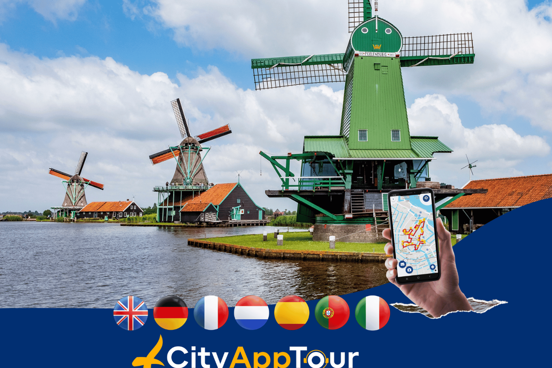 Zaanse Schans: Walking Tour with Digital Guide