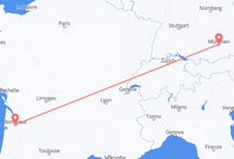 München nach Bordeaux