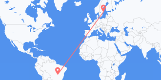 ブラジル スウェーデンへ