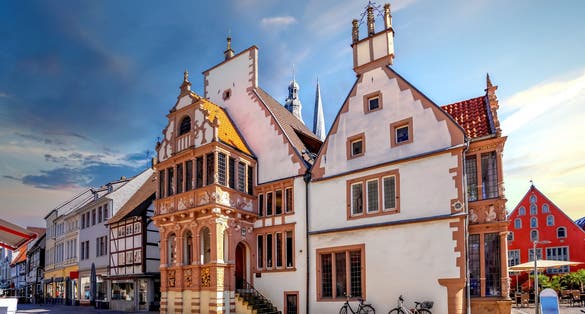 Old city of Lemgo, Northrhine Westphalia, Germany