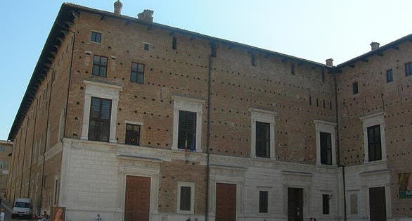 photo of Urbino - Italy - 14-09-2019: "Palazzo Ducale" (Ducal Palace), now a museum, in Urbino.