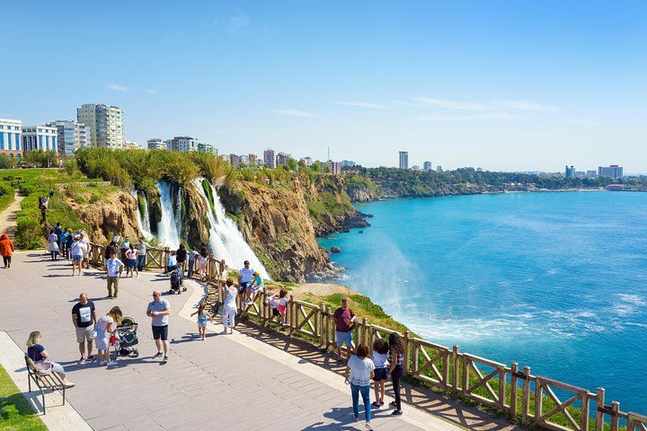 Antalya: City Tour with Boat Trip, Old Town & Waterfalls