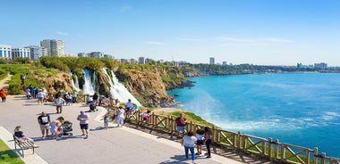 Antalya: City Tour with Boat Trip, Old Town & Waterfalls