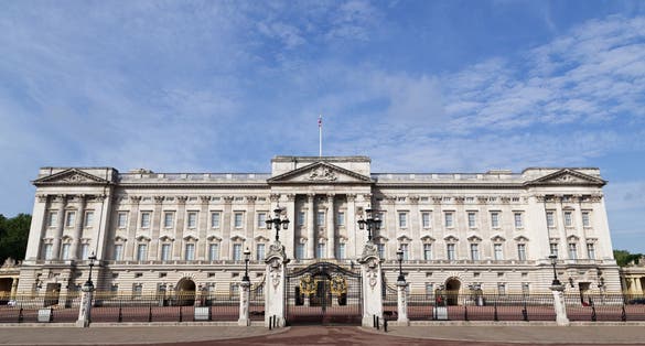 Photo of Buckingham Palace in London, United Kingdom.