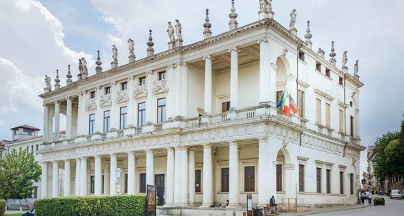 photo of Palazzo (Palace) Chiericati at Vicenza (Veneto, Italy). A Palladian masterwork designed in 1550 and built from 1551. Now it's the seat of the City Museum
