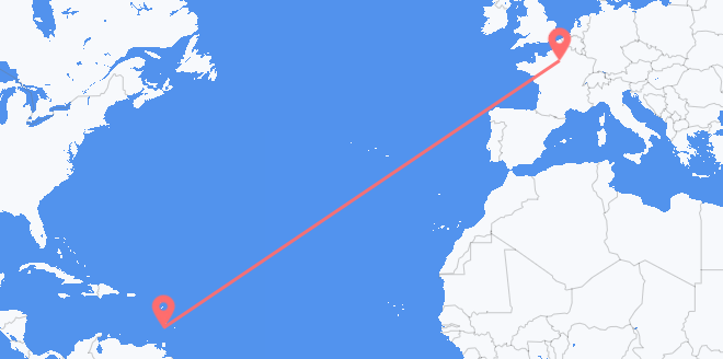 St. Vincent & Grenadines to France