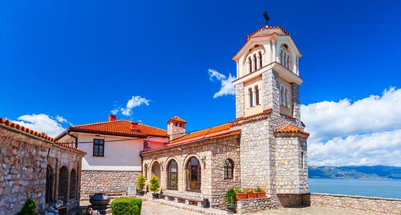 Photo of Monastery of Saint Naum or Sveti Naum is an eastern orthodox monastery near Ohrid city in North Macedonia.