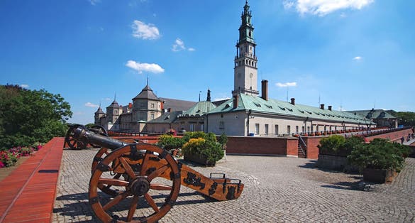 Photo of Jasna Gora monastery in Czestochowa, Poland.
