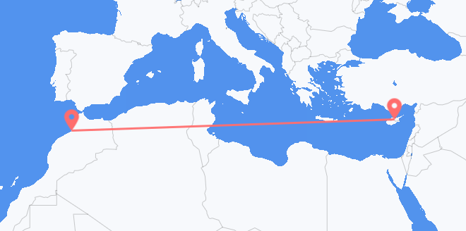 モロッコ キプロス行き